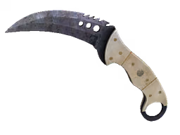 ★ Talon Knife | Blue Steel (Battle-Scarred)